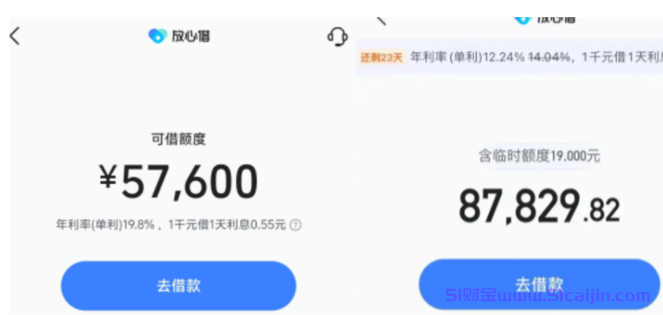 抖音放心借额度一般是多少?怎么提高额度？-第2张图片-51财金