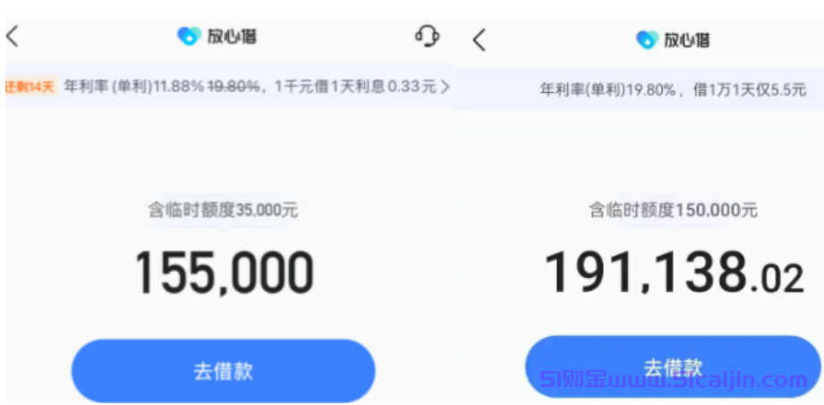 抖音放心借额度一般是多少?怎么提高额度？-第3张图片-51财金