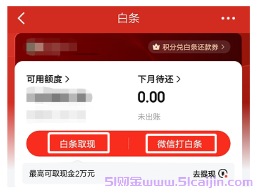 京东怎么借钱到微信?京东借钱可以转到微信吗?-第3张图片-51财金