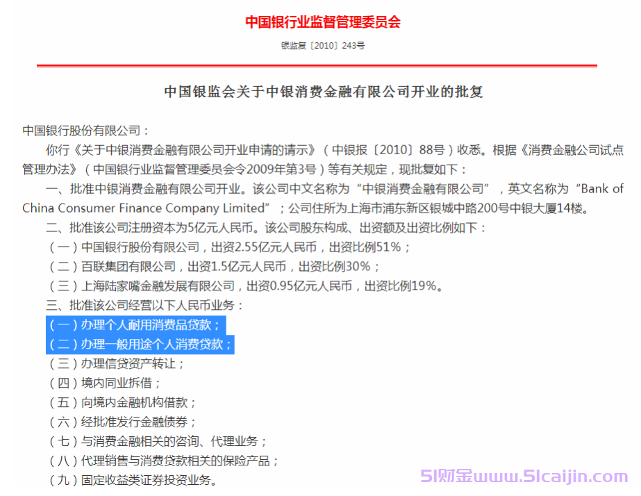 征信上的中银消费金融是哪个app?中银消费金融是什么贷款平台?-第4张图片-51财金 征信上的中银消费金融是哪个app?中银消费金融是什么贷款平台?-第4张图片-51财金